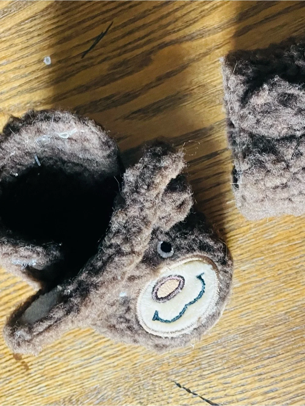 BearPaw Brown Teddy Bear Plush Kids Boots